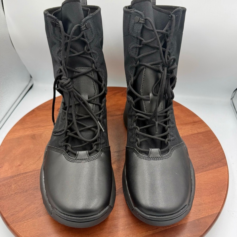 Nike SFB B2 8" Leather Tactical Military Boots Triple Black Mens 11.5 FN3717-001 - Picture 3 of 11